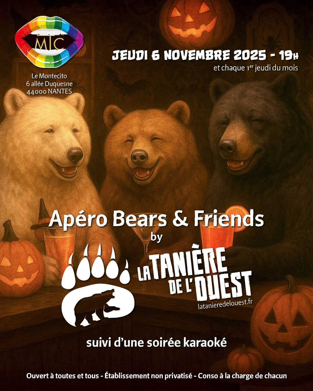 Apéro Bears & Friends Karaoké