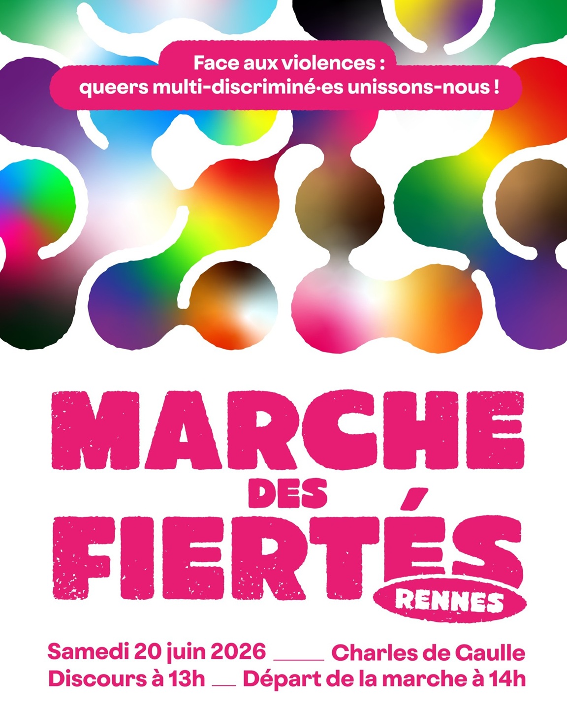 Affiche Pride Rennes 2026