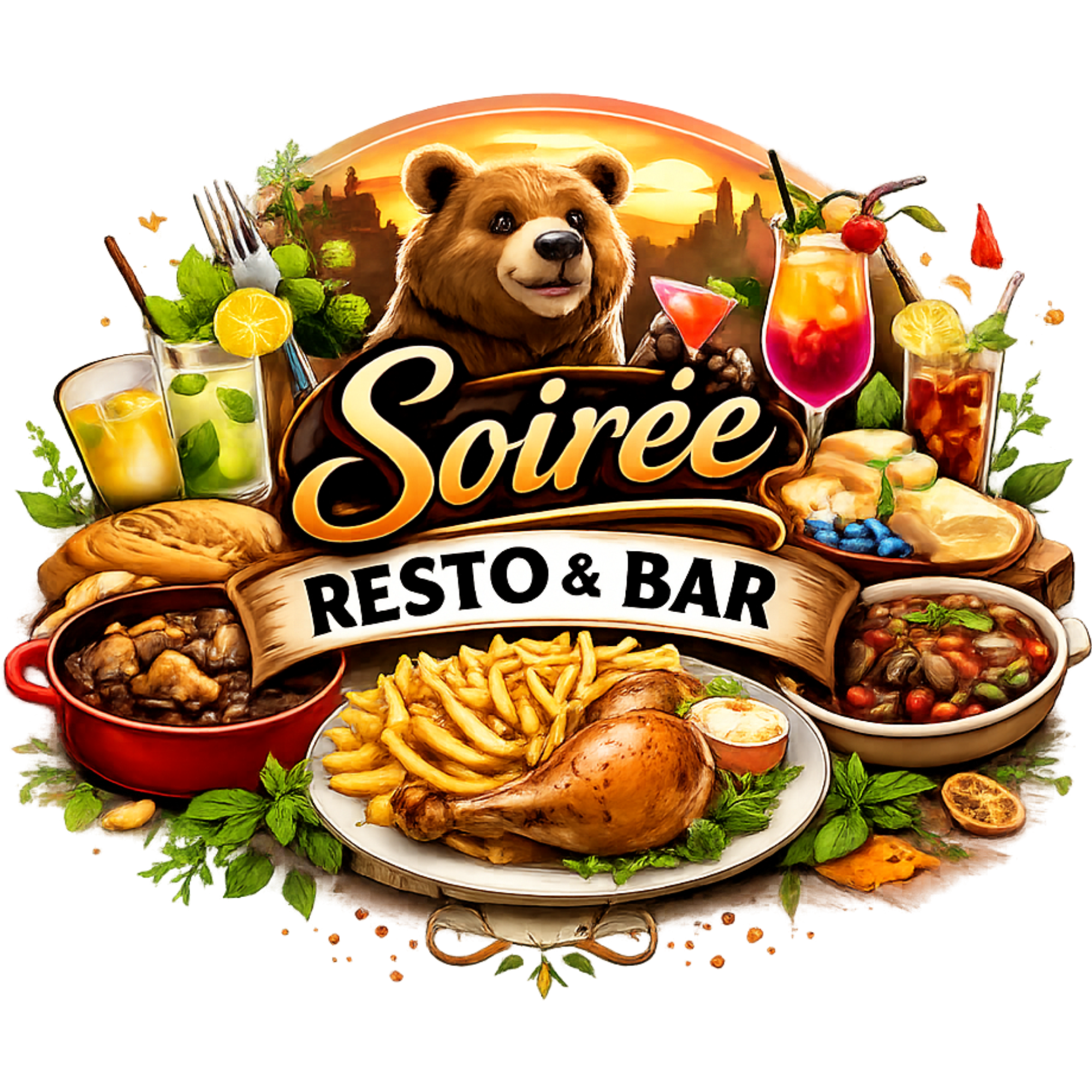 logo Soirée Resto & Bar