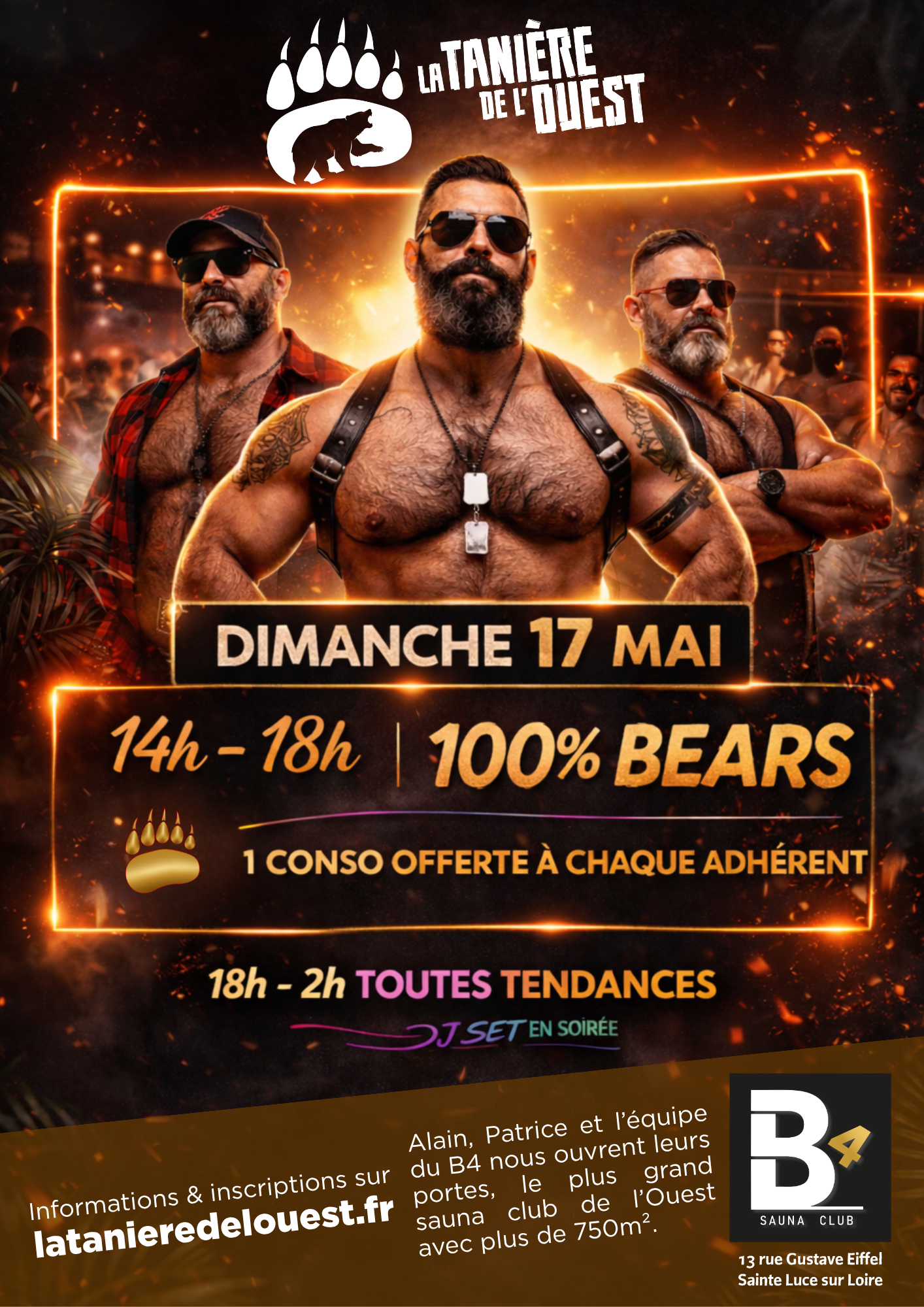 Affiche Bears B4 Mai 2026